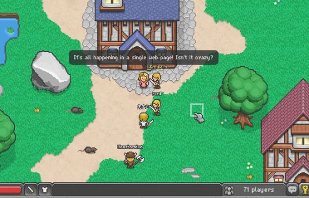 Gdy nudzi ci się robienie przeglądarek, robisz grę MMO [BrowserQuest]