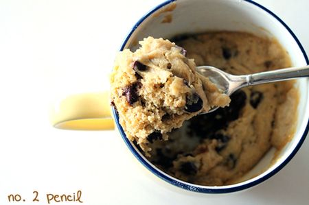 Chocolate Chip Cookie in a Mug