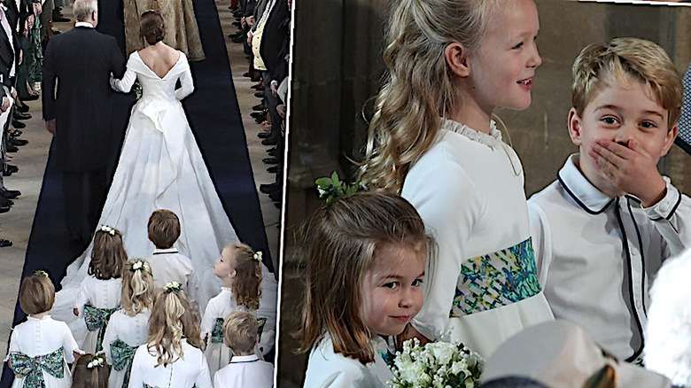 Dzieci księżnej Kate na ślubie księżniczki Eugenii