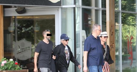 Michael Douglas na Słowacji. Towarzyszyła mu piękna żona