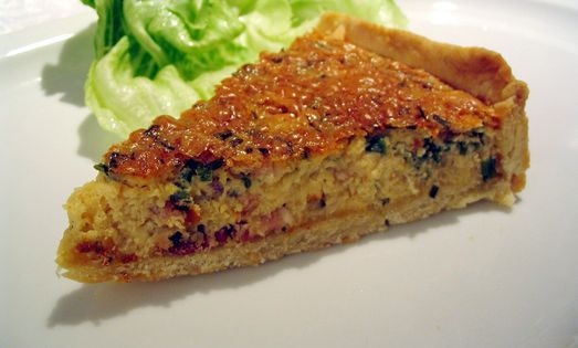 Quiche, czyli ciasto z czymkolwiek