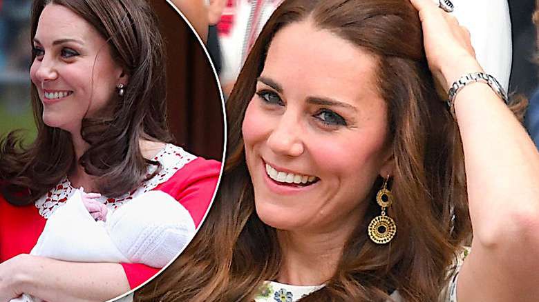 Księżna Kate i książę Louis