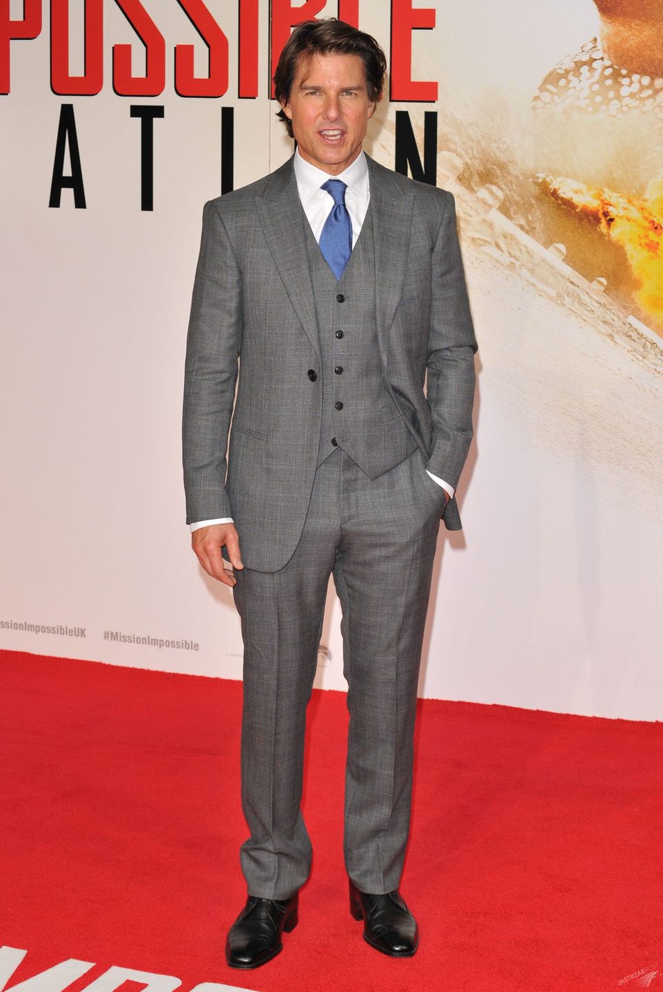 Tom Cruise podczas światowej premiery 'Mission Impossible A Rogue Nation'

Fot. ONS