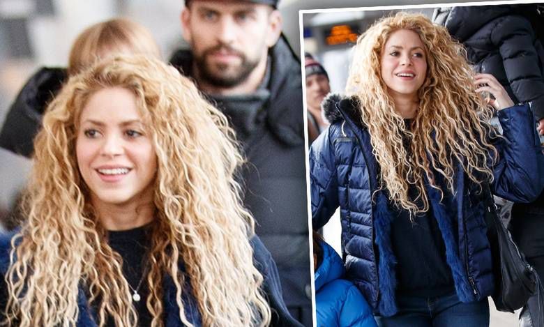 Shakira z Gerardem Pique i synami, Sashą i Milanem