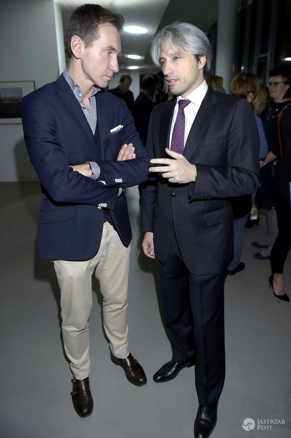 Piotr Kraśko i Marek Kujawa, wystawa dzieł Ryszarda Horowitza (fot.