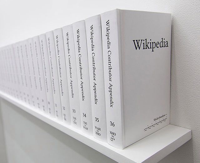 Cała angielska Wikipedia w formie drukowanej