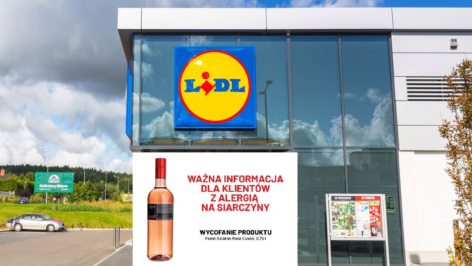 Lidl wycofał ze sprzedaży wino.