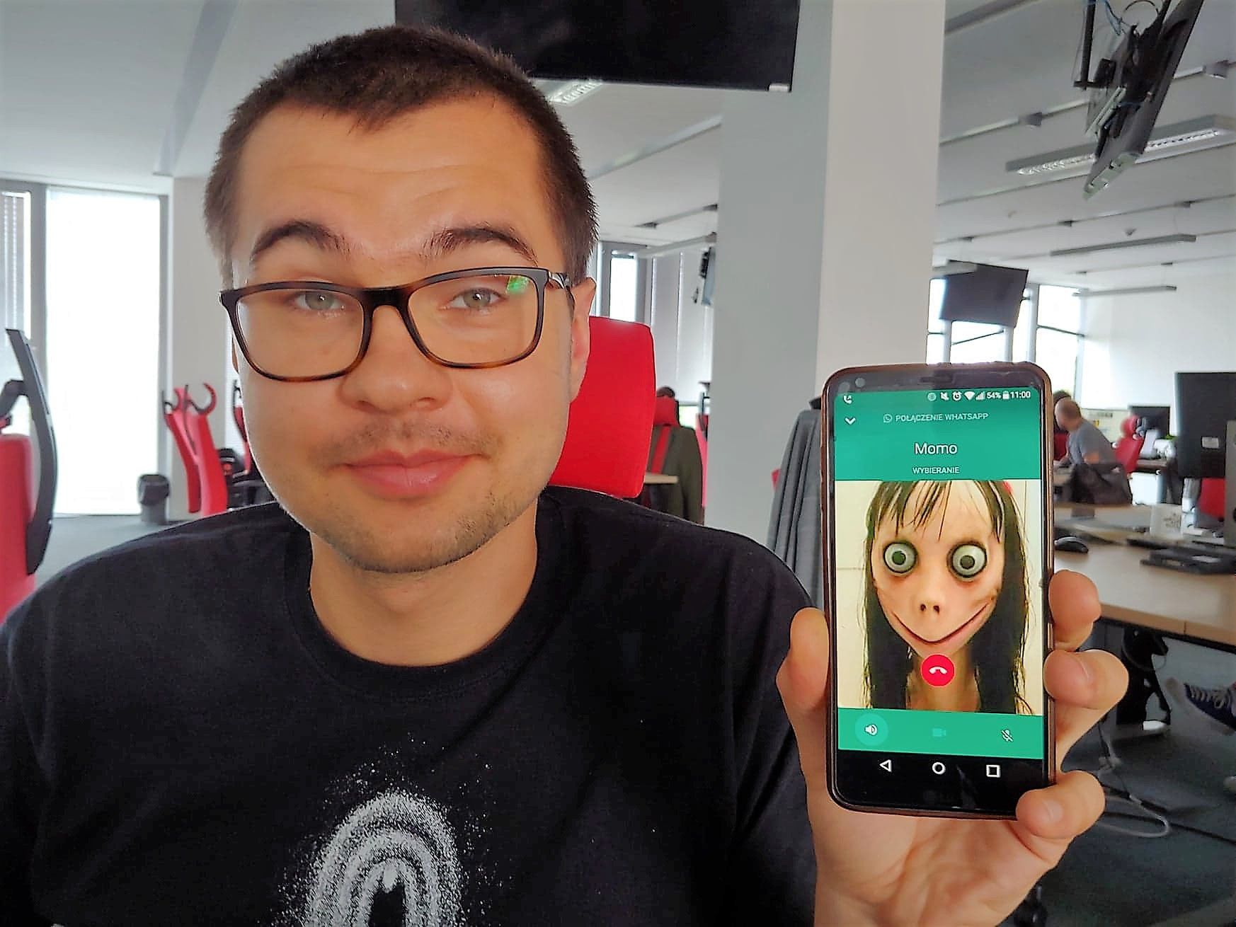 Ja i Momo. Niestety nie odebrała