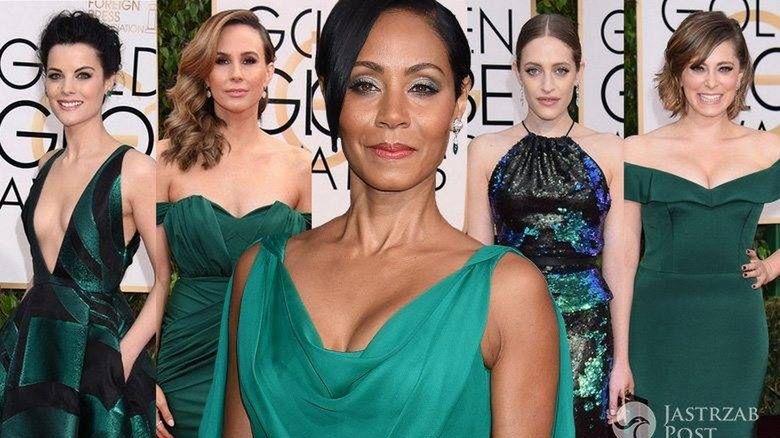 Zielone suknie Złote Globy 2016