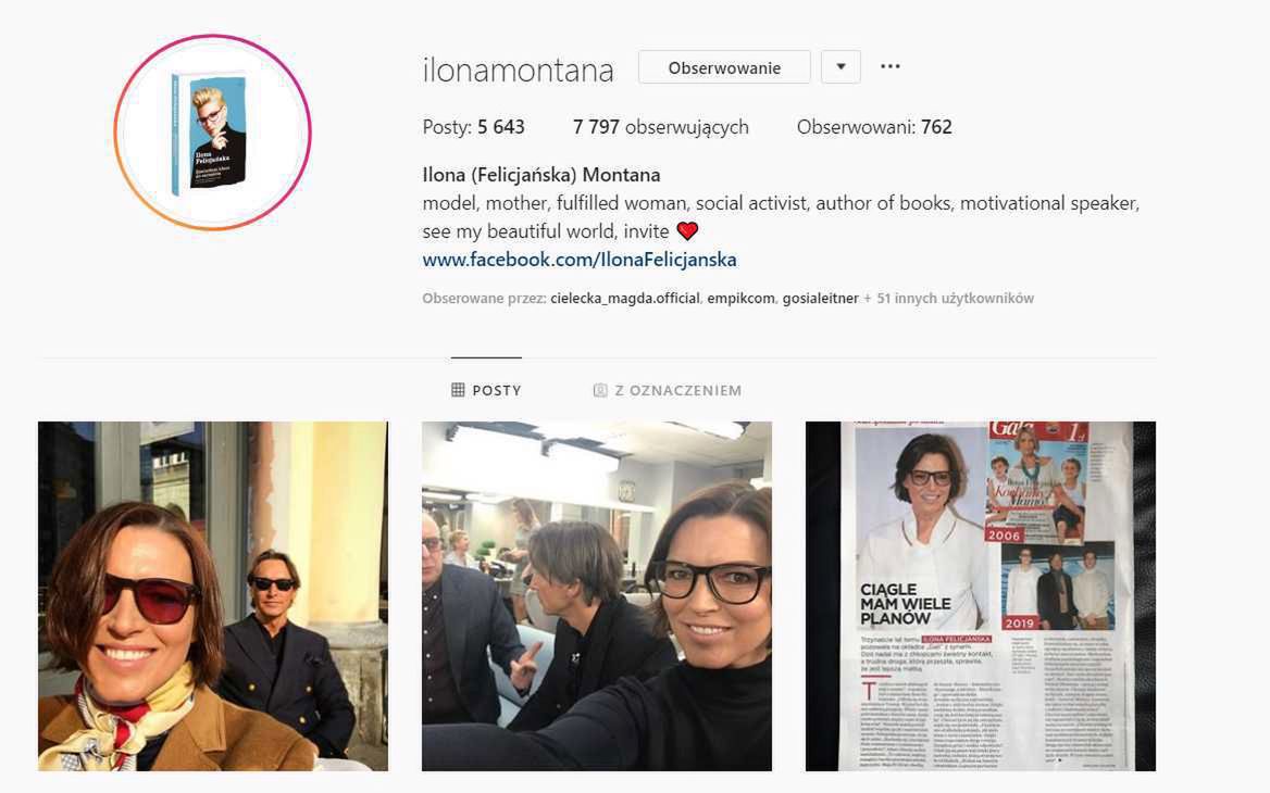 Ilona Felicjańska wyszła za mąż?