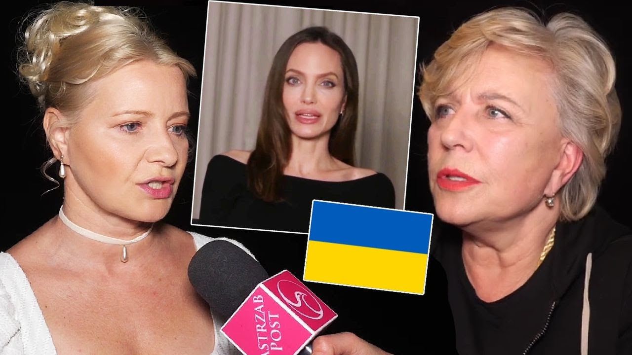 Małgorzata Kożuchowska i Krystyna Janda o wizycie Angeliny Jolie w Ukrainie. "To nie jest jakaś operacja specjalna"