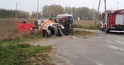 Giebułtów: Betoniarka wpadła do rowu. Kierowca nie żyje