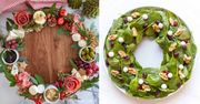 16 niesamowitych świątecznych wieńców z przystawkami. Genialny pomysł na święta!