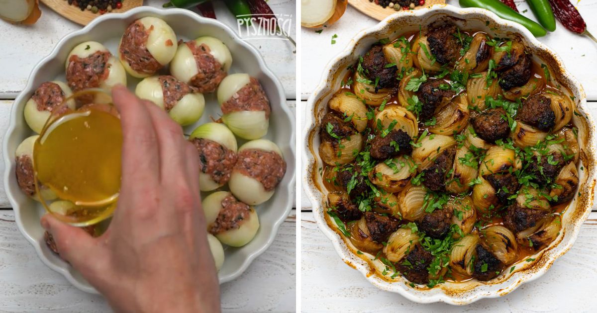 Zapiekanka z mięsa mielonego i cebuli - prosty i sycący obiad