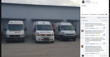 Kurier rozwoził paczki ambulansem. Ratownicy: To skandal 