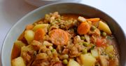 Toskański gulasz z ziemniaków i jackfruita