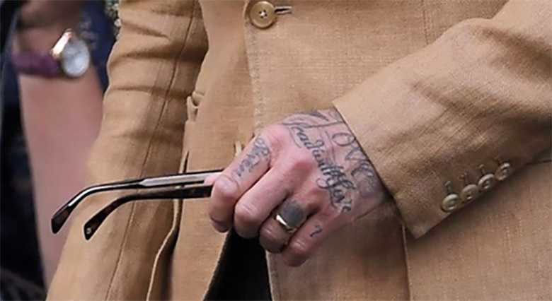 David Beckham - okulary przeciwsłoneczne