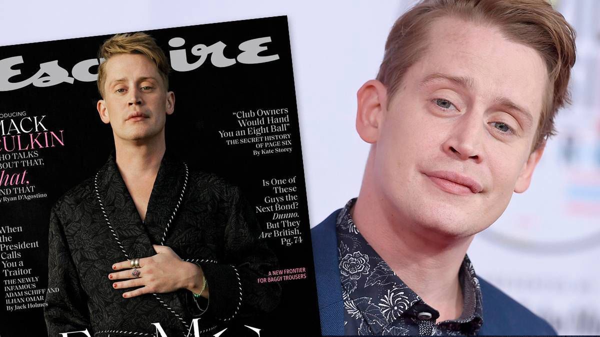 Macaulay Culkin w Esquire