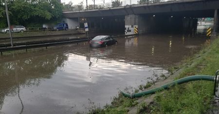 Śląsk i Zagłębie zalane. Najgorzej w Katowicach. Ulewy powodują ogromne zniszczenia