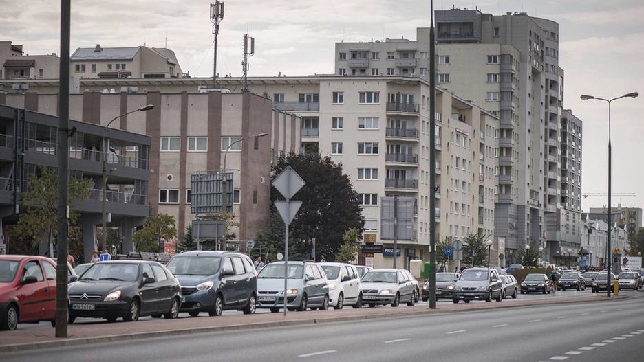 Krzysztof Strzałkowski uważa, że drzewa przy ulicy są niebezpieczne
