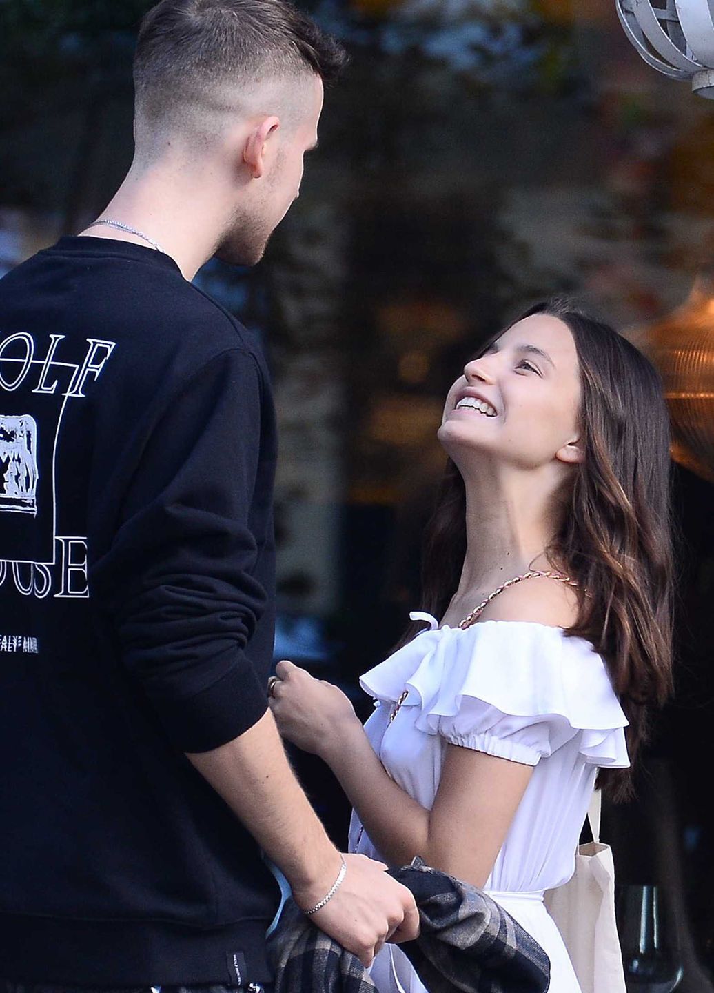 Julia Wieniawa i Jeremi Sikorski na spotkaniu w Koszykach