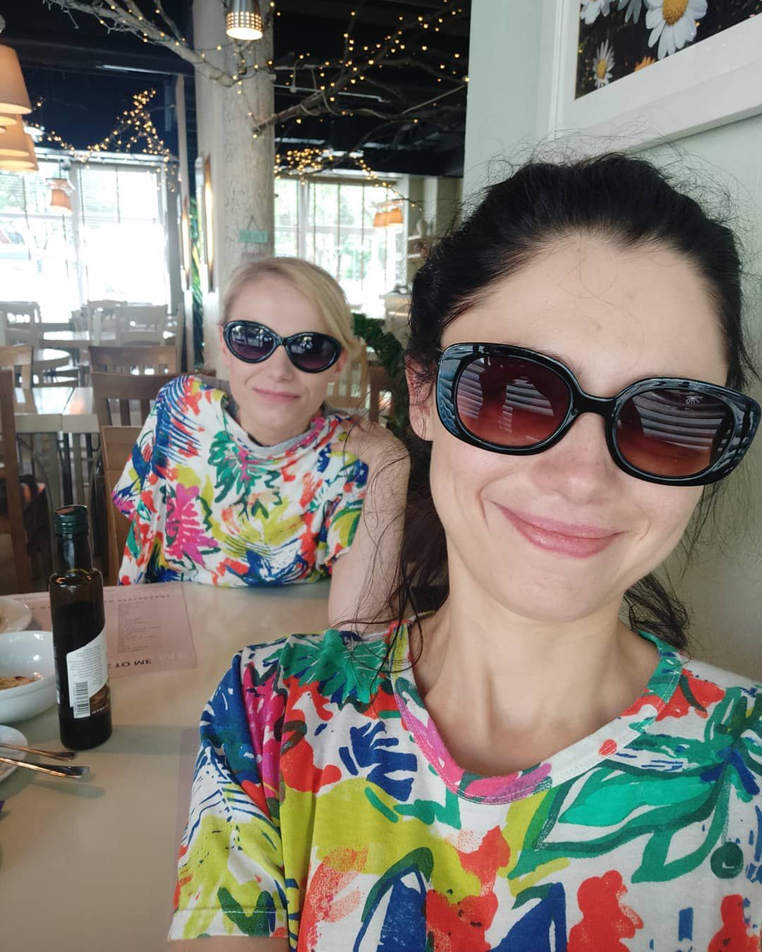 Adriana Kalska z siostrą Pauliną