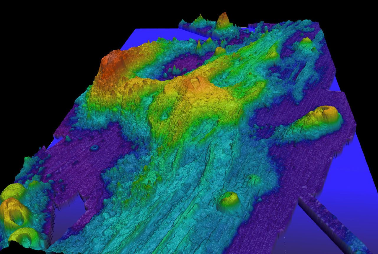 Axial Seamount z zewnątrz