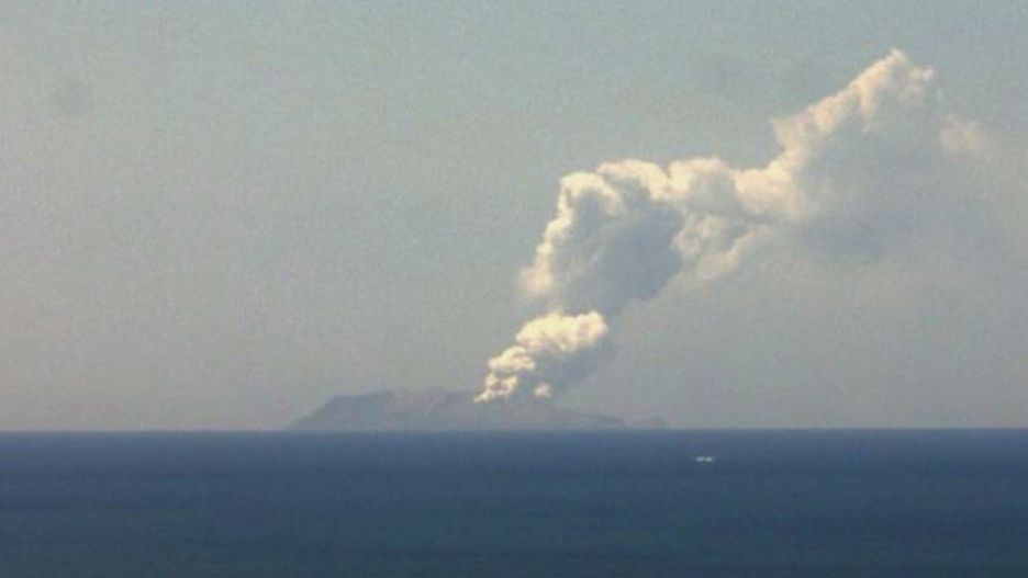 Nowa Zelandia. Erupcja wulkanu-wyspy White