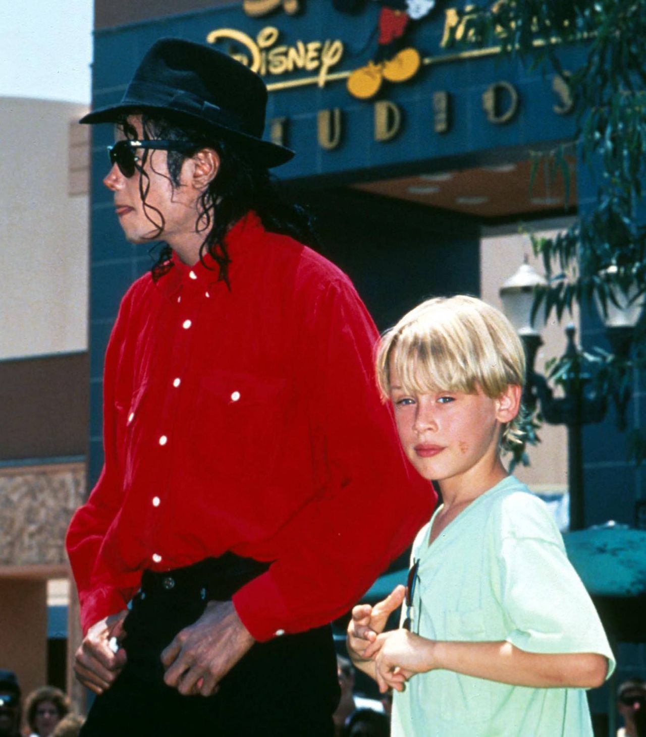 Macaulay Culkin i Michael Jackson w 1991 roku