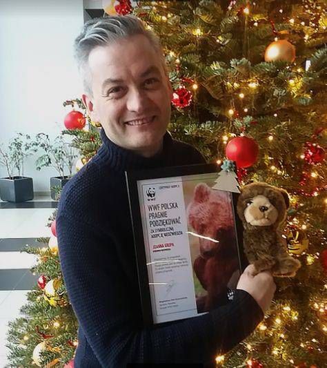 Robert Biedroń w świątecznej akcji WWF Polska