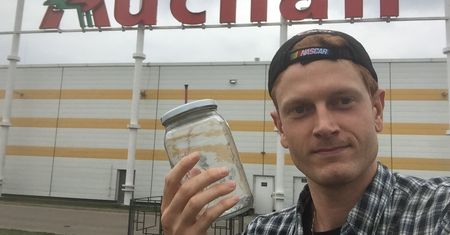 Poszedłem do Auchan z własnym słoikiem, bo jestem eko "słoikiem"