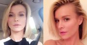Joanna Krupa ścięła włosy, ale na szczęście nie są na tyle krótkie, żeby nie mogła uczesać ich w ulubioną fryzurę [zdjęcie]
