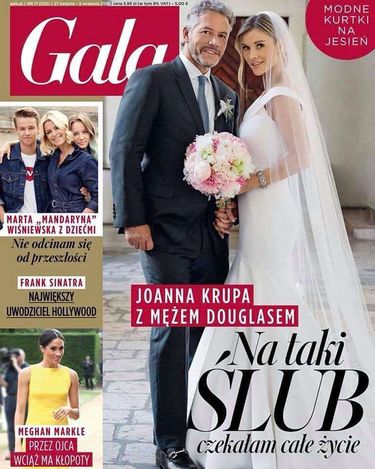 Ślubna sesja Joanny Krupy w magazynie Gala