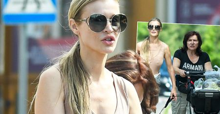 Joanna Krupa na zakupach z mamą i córką. Obładowana siatami prowadziła wózek. Wyluzowana Asha to najsłodsze co dziś zobaczycie