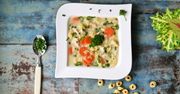 Kremowa zupa z kurczakiem i tortellini