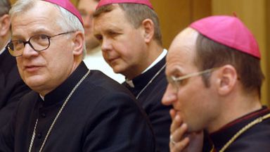 Abp Michalik, abp T.Peta i bp. V.Lapelis