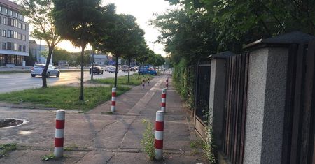 Zarząd Dróg Miejskich tłumaczy się za słupki. "Dla bezpieczeństwa i infrastruktury"