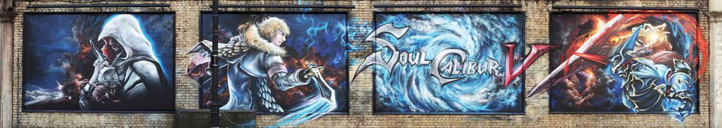 Taką promocja to rozumiem: OGROMNE graffiti z SoulCalibur 5