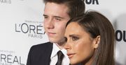 Victoria Beckham z synem na gali Glamour