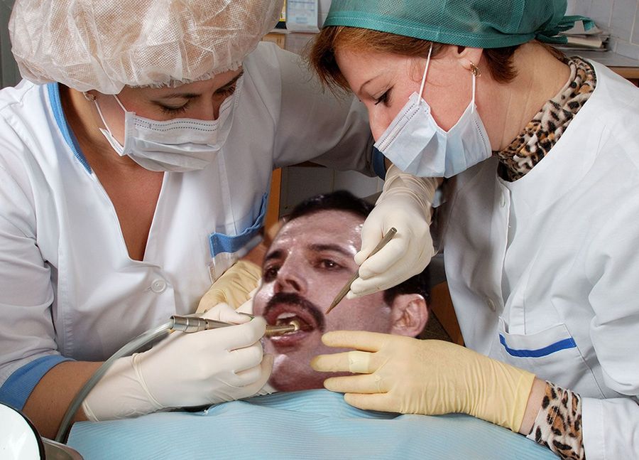 Nawet gwiazdy rocka płaczą u dentysty. Te przeróbki rozbawią was do łez!