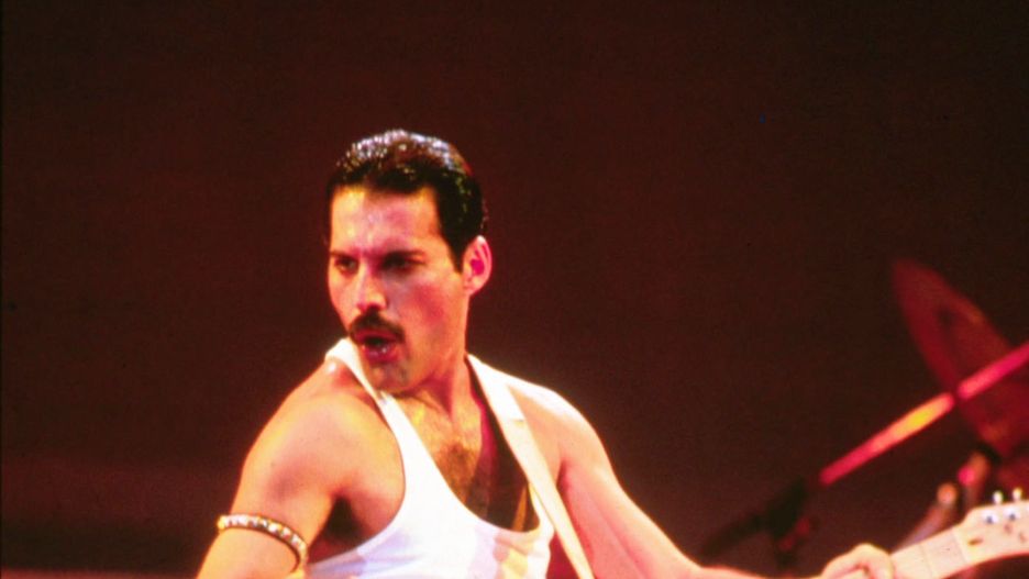 Freddie Mercury na Live Aid, Wembley, 1985