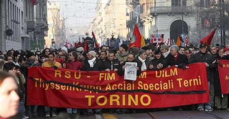 Manifestacja w Turynie przeciwko fali wypadków w pracy