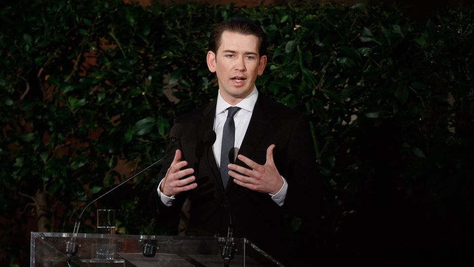 Sebastian Kurz wygłosił przemowę w 80. rocznicę "Anschlussu" Austrii