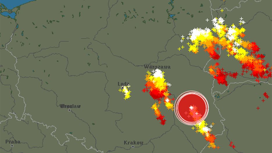 Gdzie jest burza? Rano grzmiało m.in. nad Warszawą, Łodzią i Białymstokiem