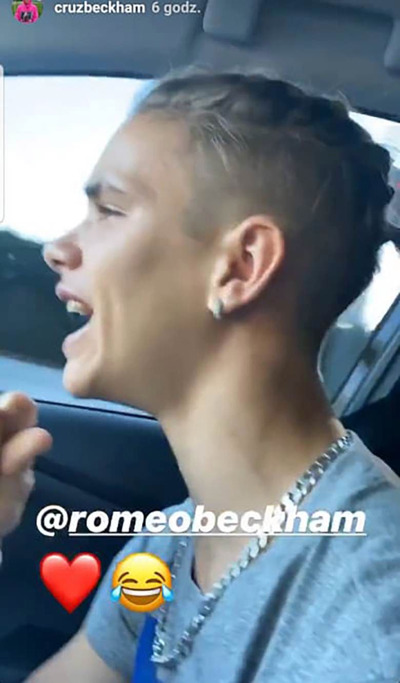 Romeo Beckham odtworzył fryzurę znanego taty