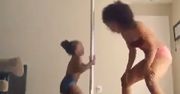 Wideo matki i córki tańczących na rurze wywołało burzę w internecie