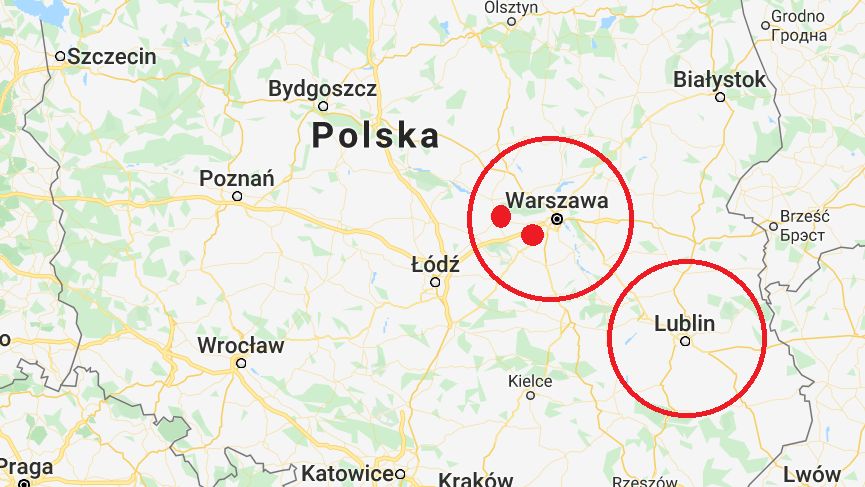 Najbardziej burzowe regiony w 2019 roku. 