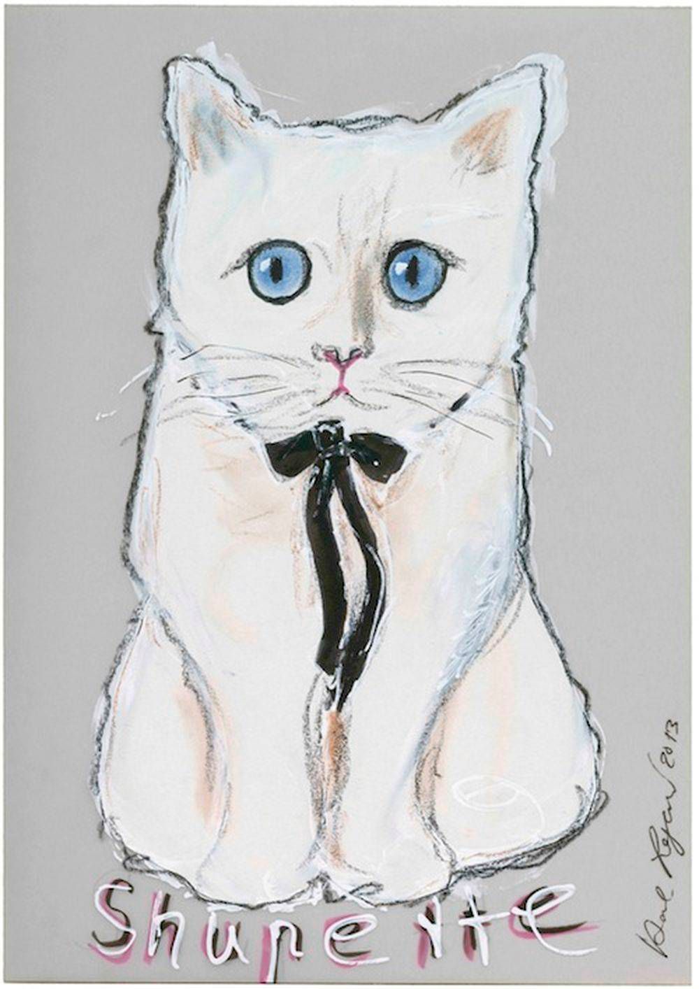 Choupette, rys. Karl Lagerfeld
Fotografia: screen z thenotice.net