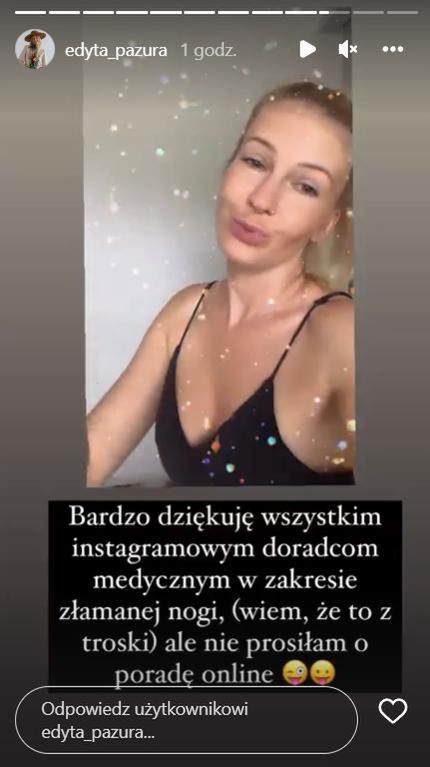 Edyta Pazura odpowiada fanom