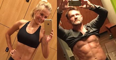 Edyta Pazura odpowiada na zdjęcie umięśnionej klaty męża. Ona też ma się czym pochwalić!